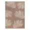World Rug Gallery Contemporary Palm Leaves Textured Flat Weave Indoor/Outdoor Area Rug 7'10''X10' Brown 111BROWN8X10 - alternate 5